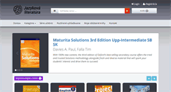 Desktop Screenshot of jazykovaliteratura.sk